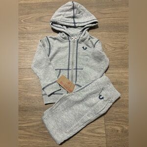 True Religion Gray Kids Tracksuit